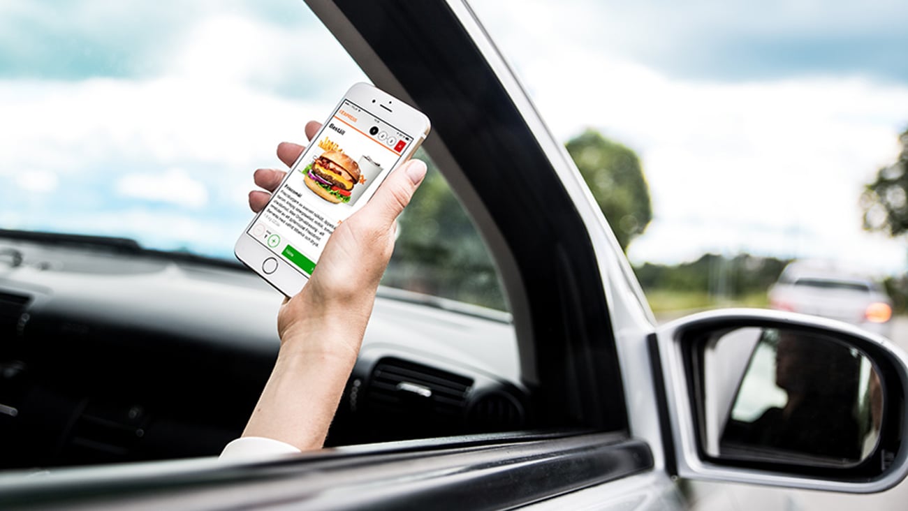 max burger app in car