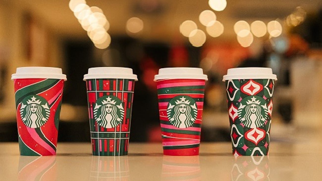 Starbucks holiday cups