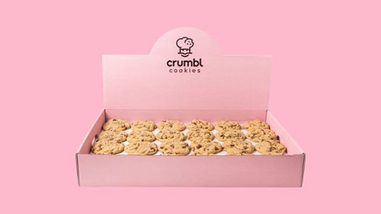 Crumbl cookies catering box