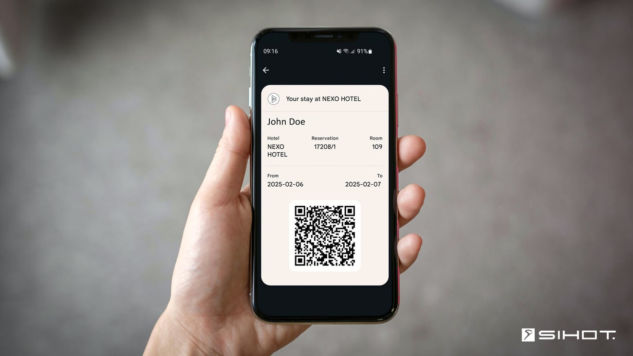SIHOT delivers hotel reservations   to Apple and Google Wallets