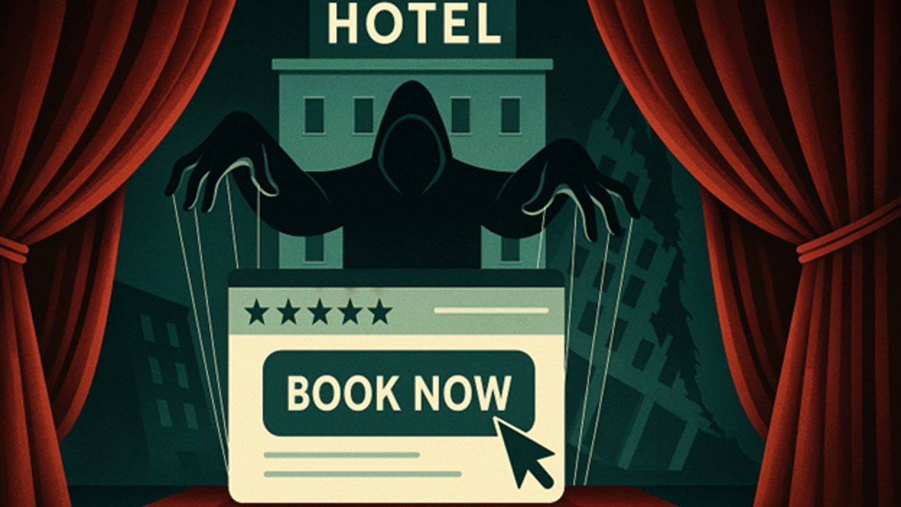 hotel scam image