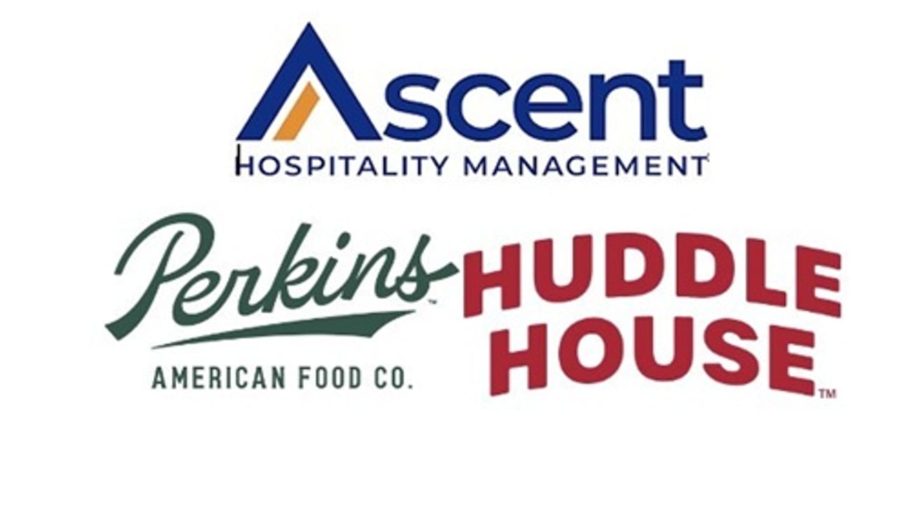 Ascent Hospitality logo with Huddle House Perkins