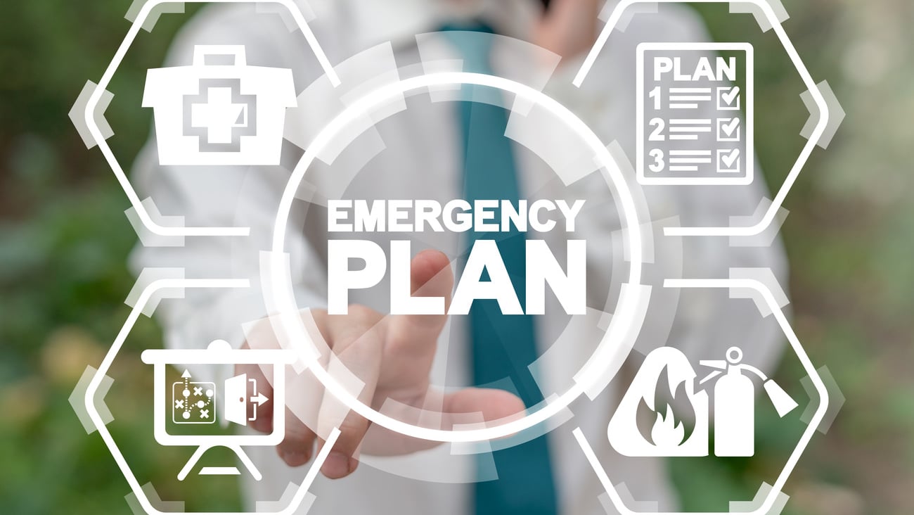 Emergency Preparedness Checklist Plan Business Evacuation Training concept.; Shutterstock ID 1490545382