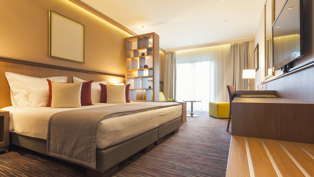 Bedroom interior the morning; Shutterstock ID 208506619
