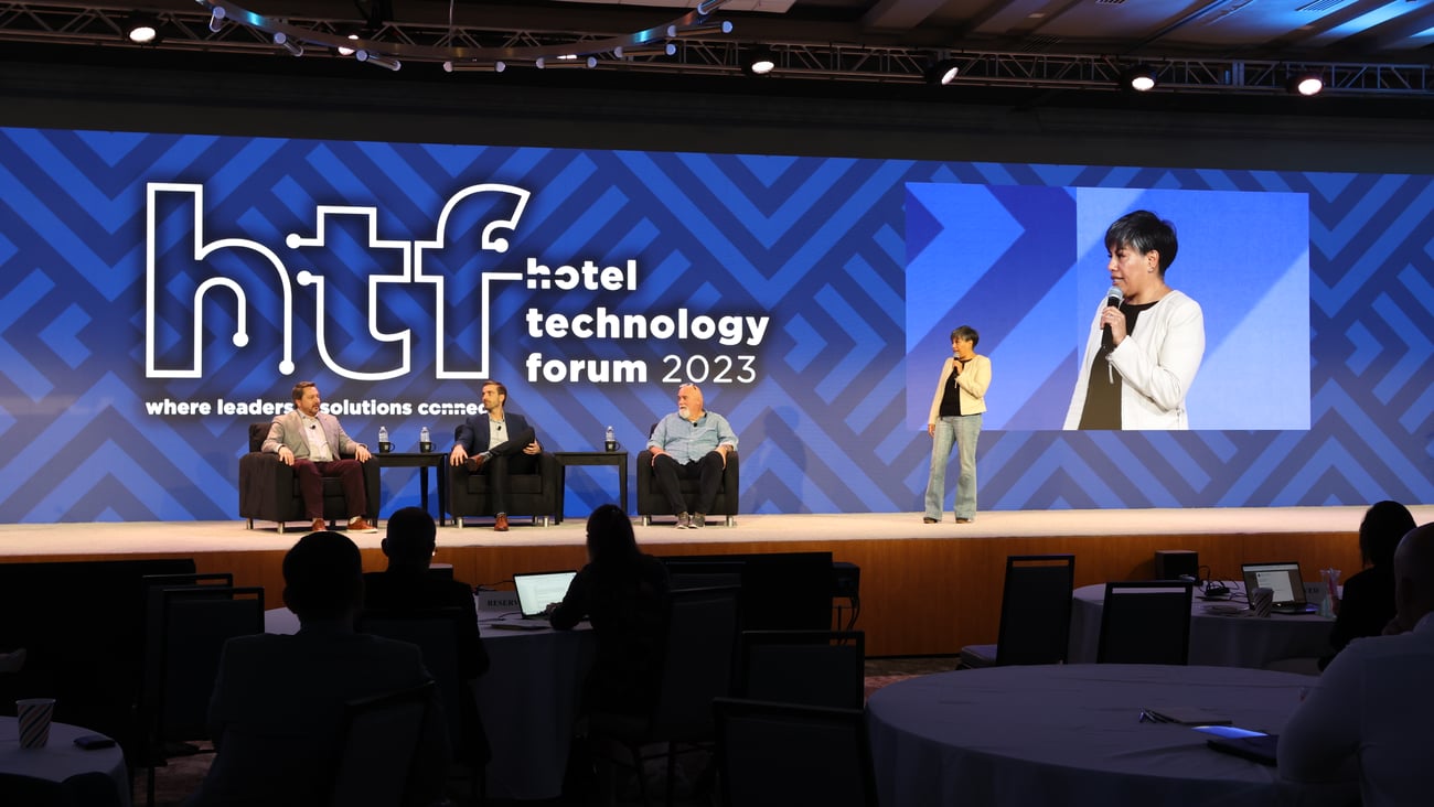 CRM data panelists at HTF 2023