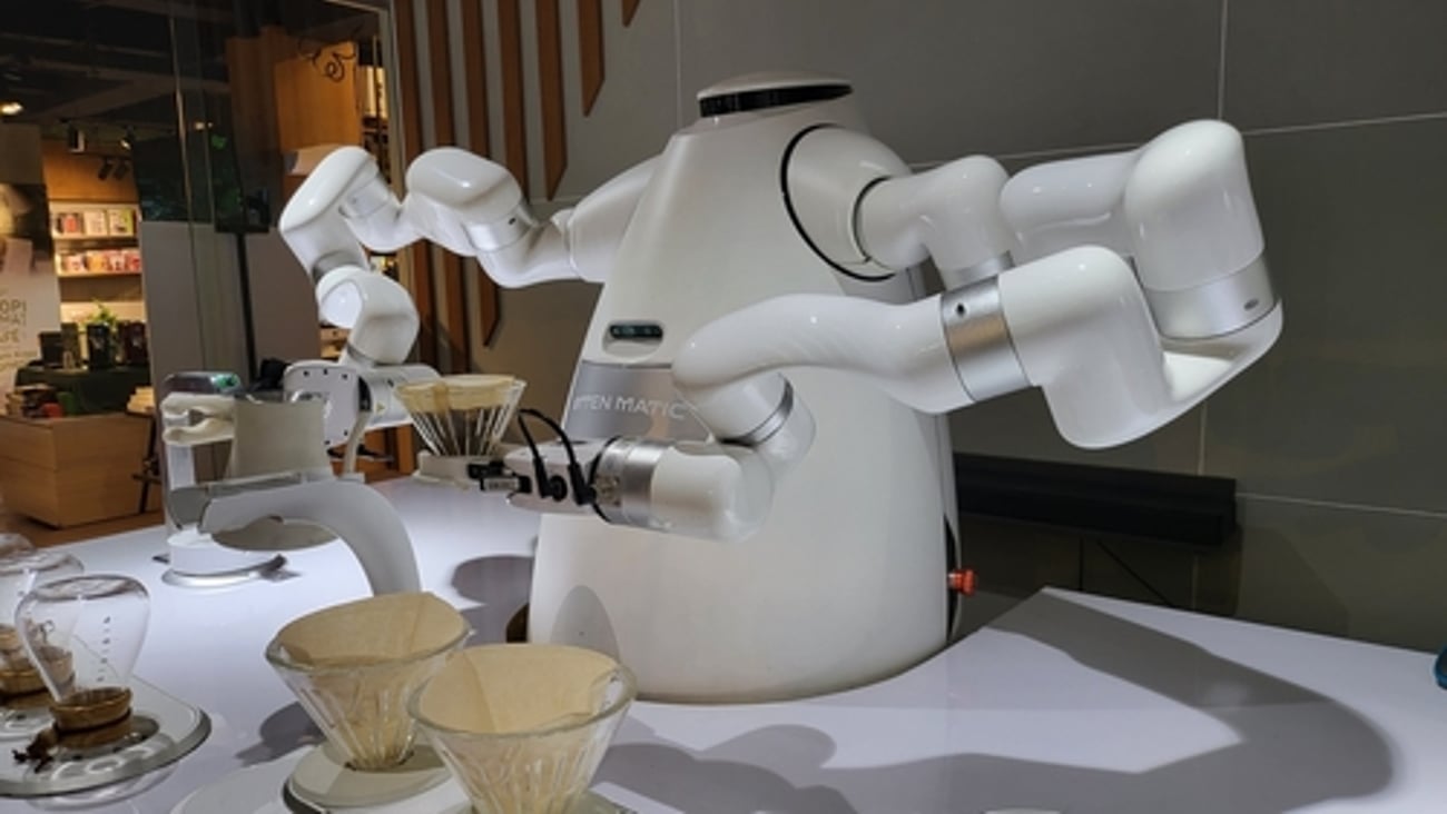 coffee making robot