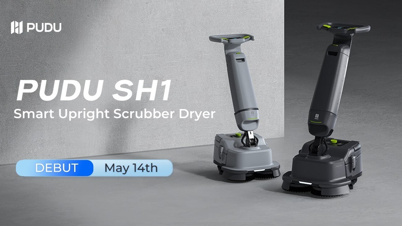 PUDU SH1 Smart Upright Scrubber Dryer