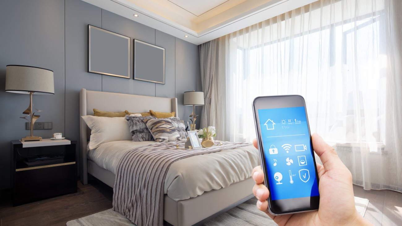 hotel room controlled by app