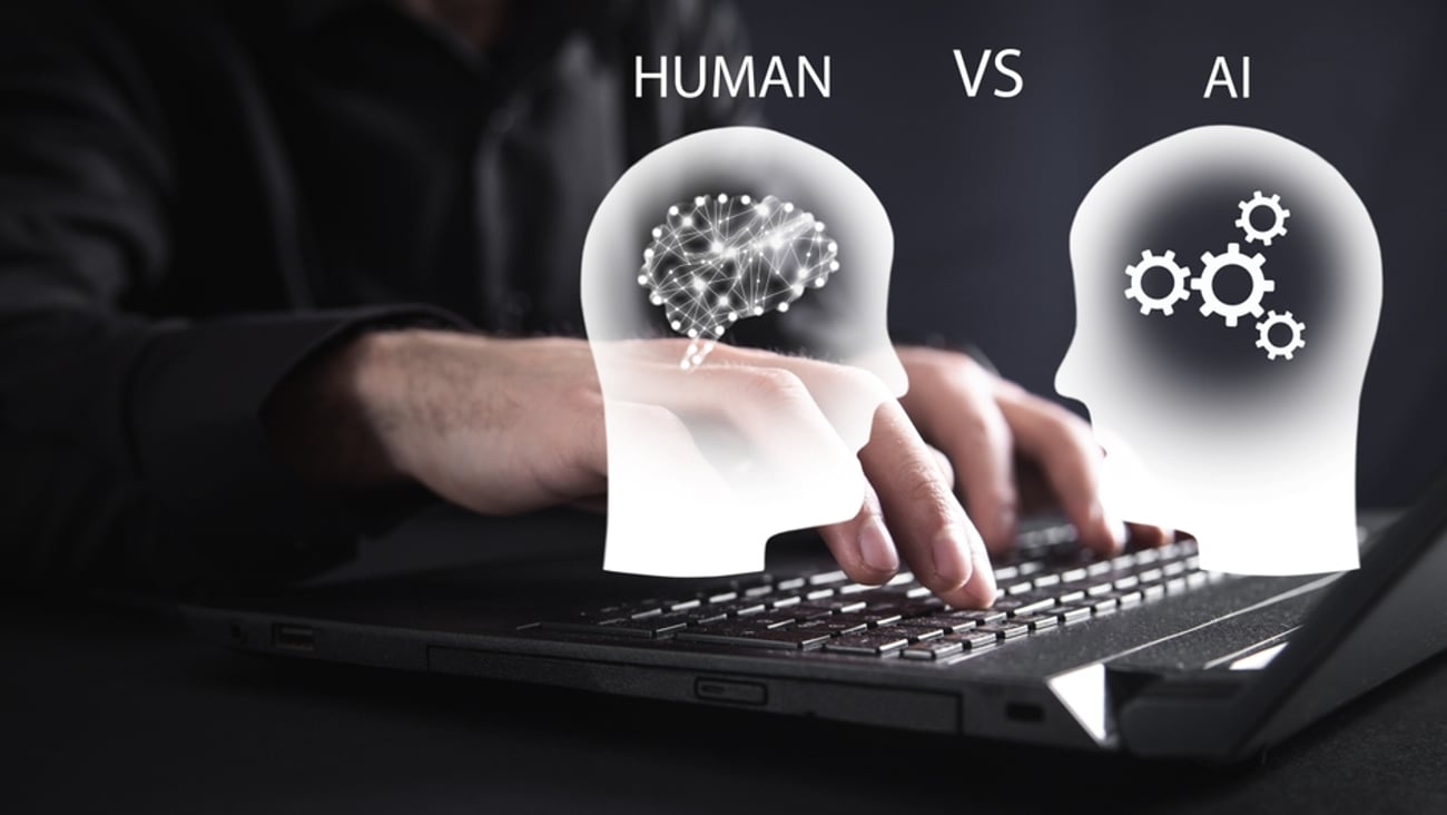 human brain vs AI