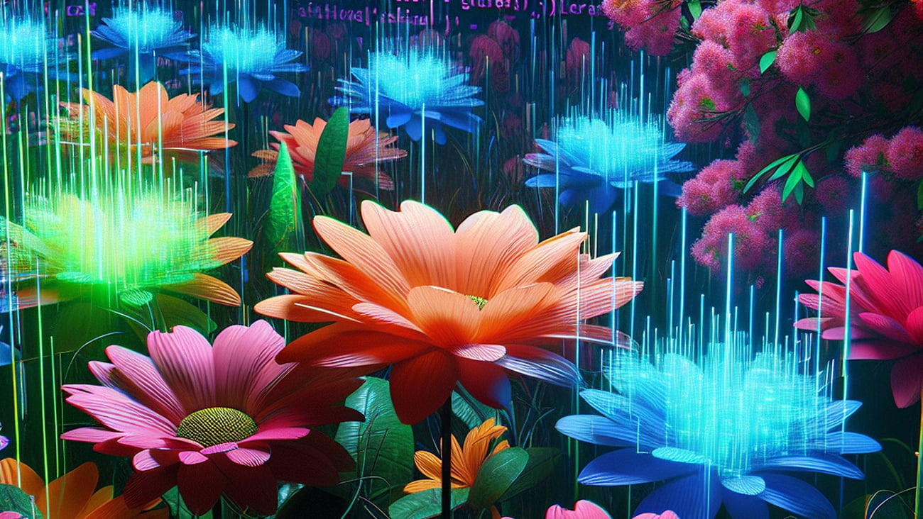 digital flower garden