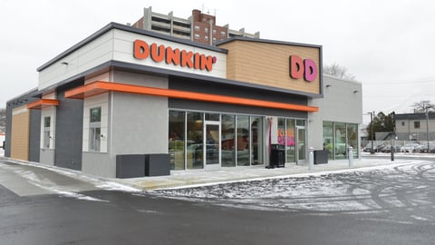 The new concept store in Massachusetts features a drive-thru lane exclusively for customers who ordered ahead via mobile app.