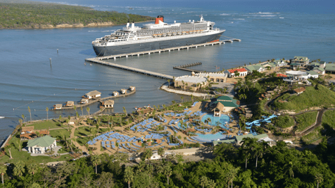 a large ship in a body of water