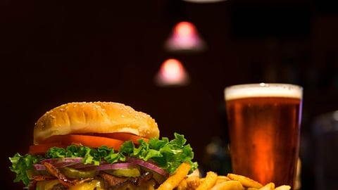 a sandwich sitting on top of a table