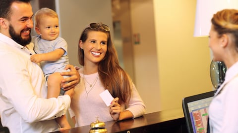 Family Travelers at Hotel