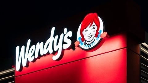 Wendys exterior at night