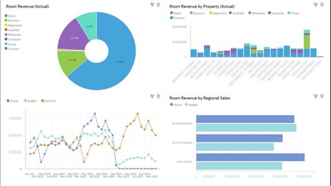 Raines dashboard of data