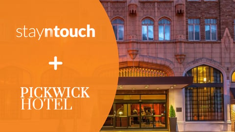 pickwick hotel with stayntouch logo