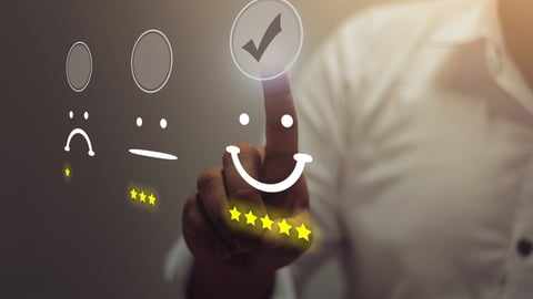 five star customer service rating