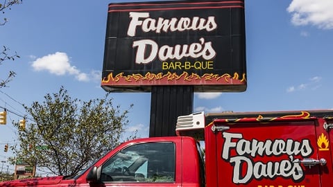 Famous Daves antique truck