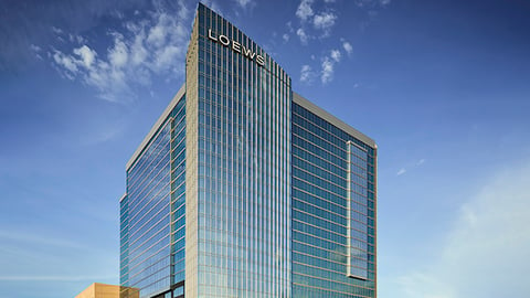 Exterior of Loews Hotel in Kansas City