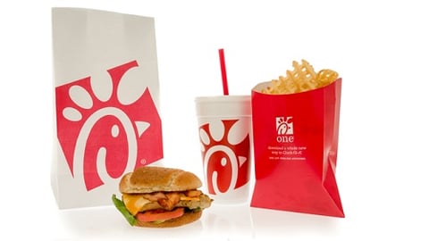 chickfila sandwich and fries