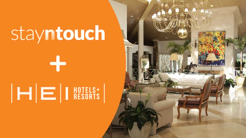 stayntouch and HEI hotels logos