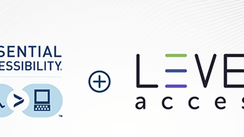 essential accessibility logo and level access logo