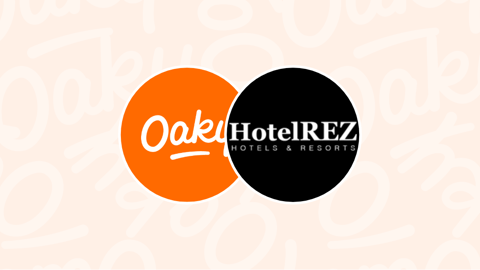 Oaky and HotelRez logos