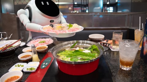 restaurant robot server