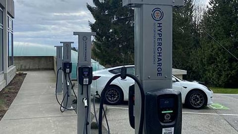 hypercharge EV charging station