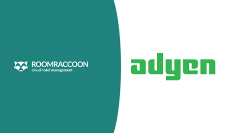 roomraccoon and adyen logos