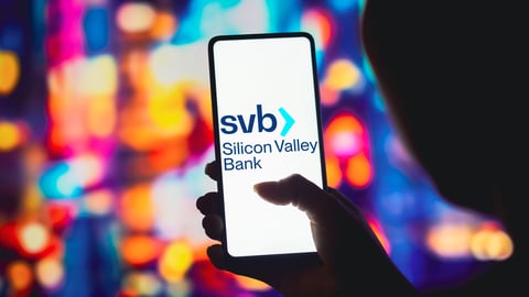 Silicon Valley Bank app on smartphone