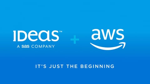 IDEAS and AWS logos