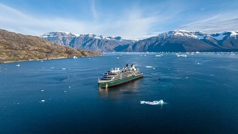 seabourn cruise ship aerial view