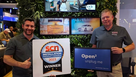 PPDS executives hold sustainability award from InfoComm 2023