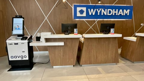 check-in area at the Wyndham Orlando Resort