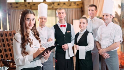 hotel staff members