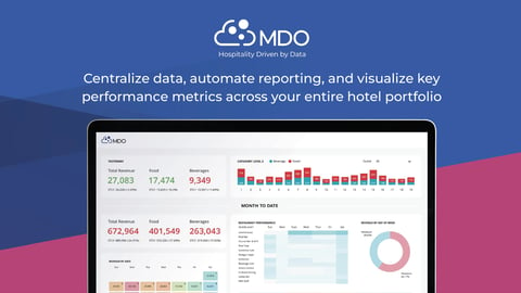 screenshot of a data analytics platform by MDO