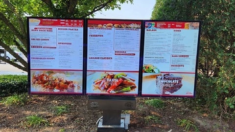 digital menu board pdg