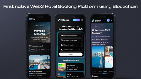 Sleap.io Web3 Booking Platform