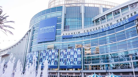 Wyndham global conference in Anaheim, Calif.