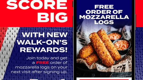 walk-on's new rewards