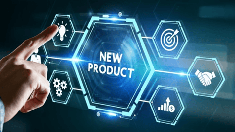 new product with man hand