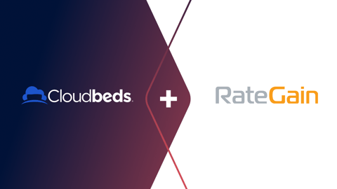 cloudbeds, rategain logo