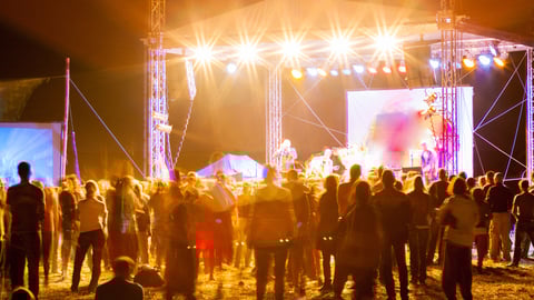 outdoor concert bright and loud 2; Shutterstock ID 153849515
