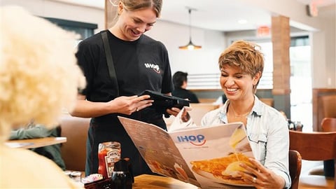 IHOP usinh Tray handheld POS