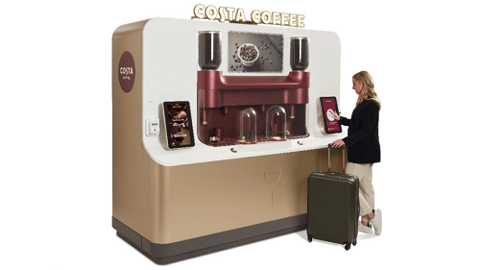 Costa Coffee autonomous concept robotic