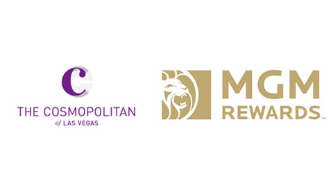 cosmopolitan of las vegas and mgm rewards logos