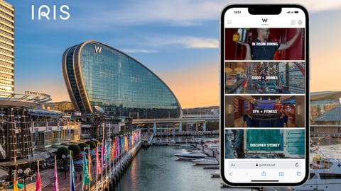 IRIS mobile app and W Sydney hotel 