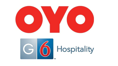 oyo and g6 hospitality logos